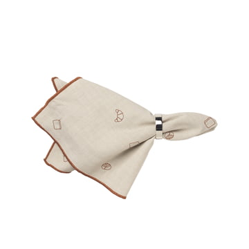 Broste Copenhagen - Bread Stoffserviette, caramel brown