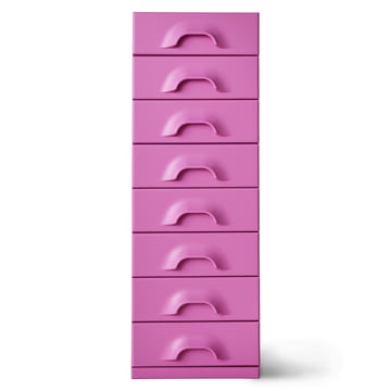 Kommode, mit 8 Schubladen / urban pink von HKliving