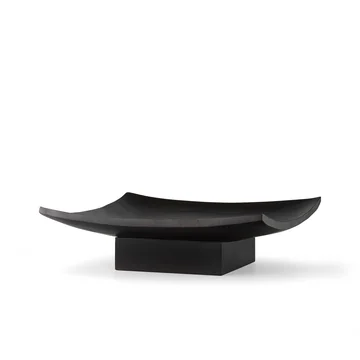 Die Relevé Schale von Audo in der Farbe schwarz
