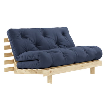 Roots Schlafsofa von Karup in der Ausführung Kiefer natur / navy (737)