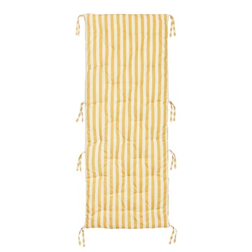 Strand Teppich von Broste Copenhagen in der Farbe harvest gold