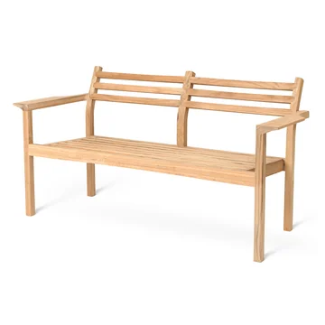 AH701 Gartenbank, Teak unbehandelt von Carl Hansen