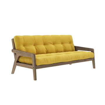 Grab Sofa von Karup Design in der Ausführung Kiefer carobbraun / honey (514)