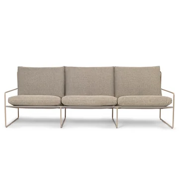 Desert Dolce Outdoor 3-Sitzer Sofa, cashmere / dark sand von Ferm Living
