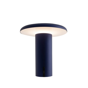 Takku Tischleuchte LED, eloxiertes blau von Artemide