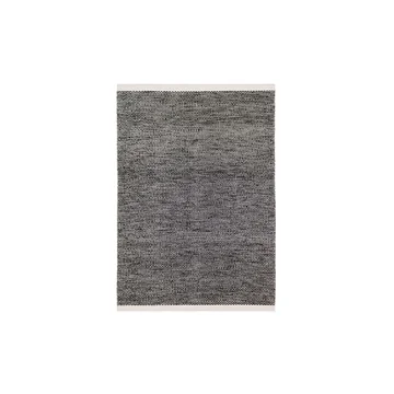 Nuuck - Glostrup Teppich, 140x200 cm, schwarz/weiß