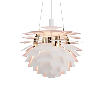 Louis Poulsen - PH Artichoke Ø 60 cm, matt weiß / pale rose (150 Jahre Jubiläumsedition)