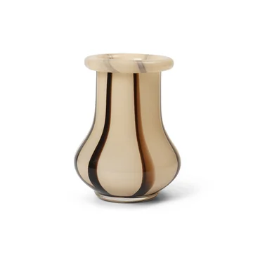 Ferm Living - Riban Vase, H 15 cm, cream