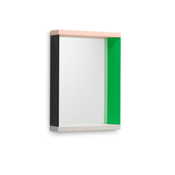 Colour Frame Spiegel, small, grün / pink von Vitra