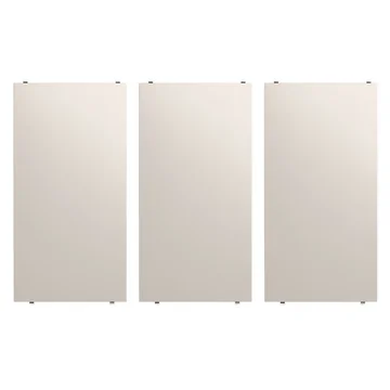 String - Regalboden 58 x 30 cm (3er-Pack), beige