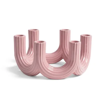 &klevering - Churros Kerzenhalter 11 x Ø 23,5 cm, pink