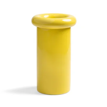 &klevering - Turban Vase 27 x Ø 16 cm, gelb