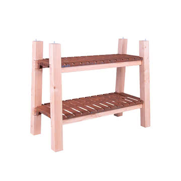 Das Untergestell für Outdoor Stahlofen XL von Weltevree in Iroko
