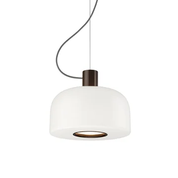 Flos - Bellhop S1 Glass Pendelleuchte, choko