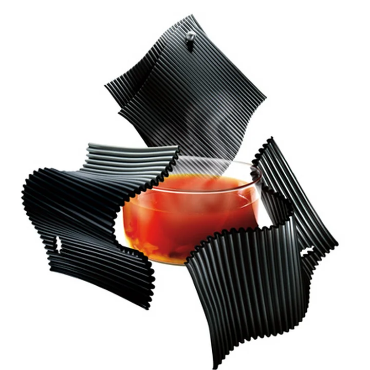 Silikon-Topflappen - schwarz