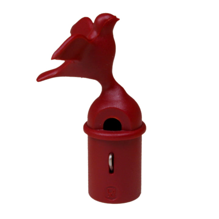 Vogelförmige Flöte für Wasserkessel 9093 B von Alessi in Rot