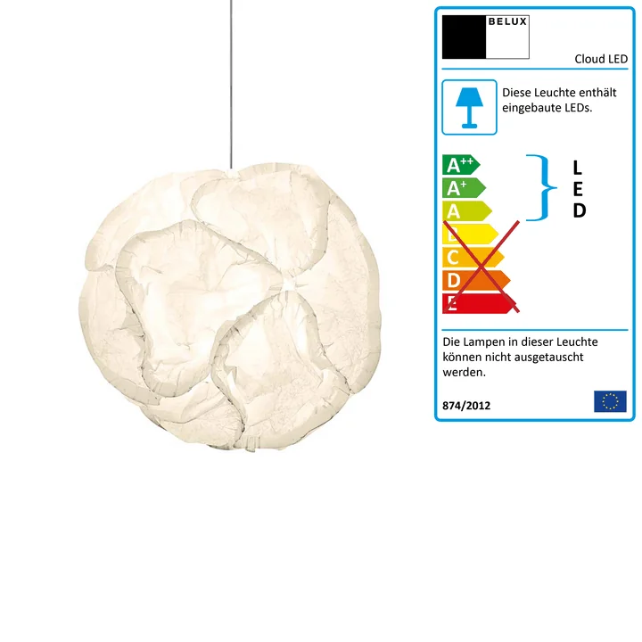 Cloud LED 10 Elemente Ø 60cm dimmbar DALI von Belux