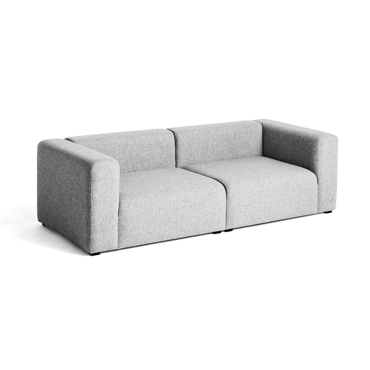 Mags Sofa 2,5-Sitzer, Kombination 1 von Hay in Hellgrau (Hallingdal 130)