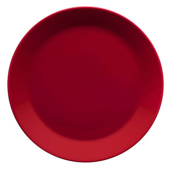 Teema Teller flach Ø 21cm, rot von Iittala