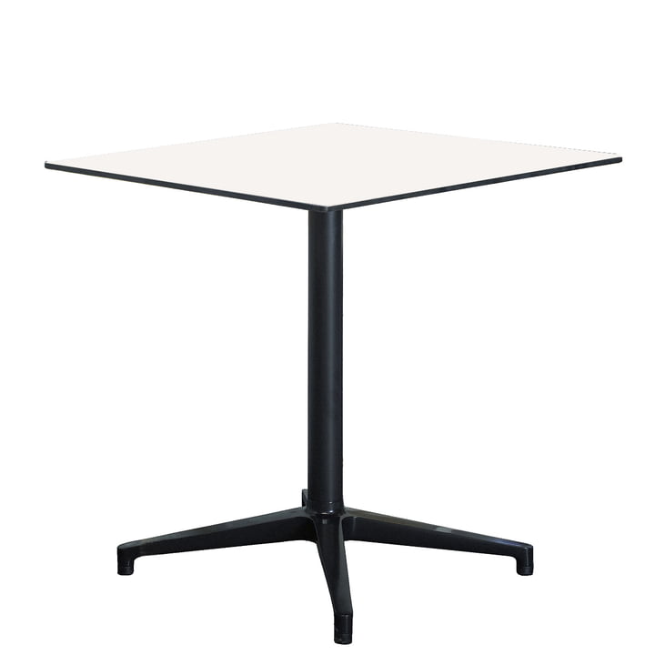 Vitra Bistro Table, rechteckig, 79,6 x 64 cm, weiß