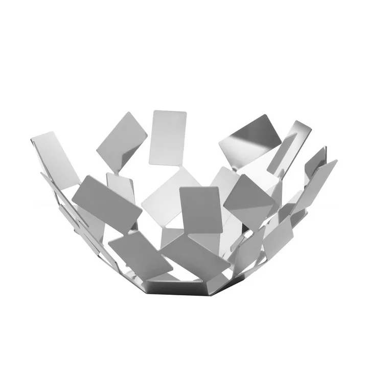Obstschale La Stanza dello Scirocco von Alessi aus Edelstahl