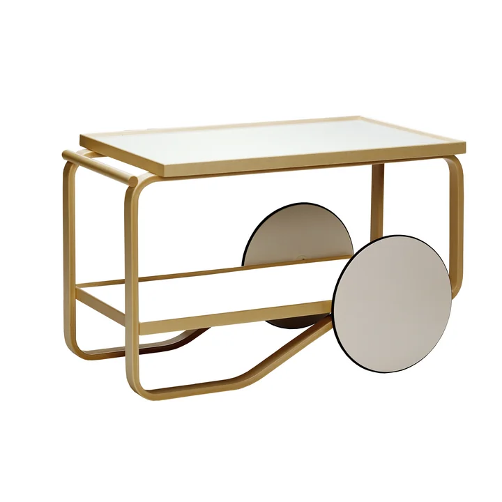 Artek - 901 Servierwagen in Weiss
