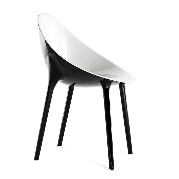 Super Impossible Stuhl, weiß / schwarz von Kartell
