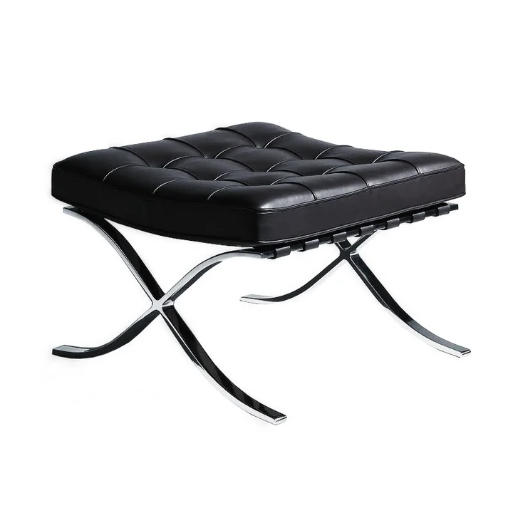 Knoll - Barcelona® Hocker, schwarz