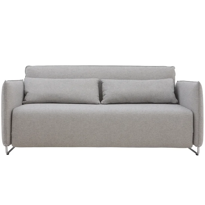 Cord Schlafsofa von Softline in Filz grau (620)
