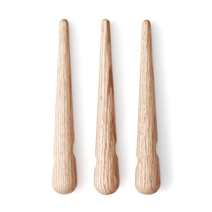 Normann Copenhagen - Timber Untersetzer - einzeln nebeneinander