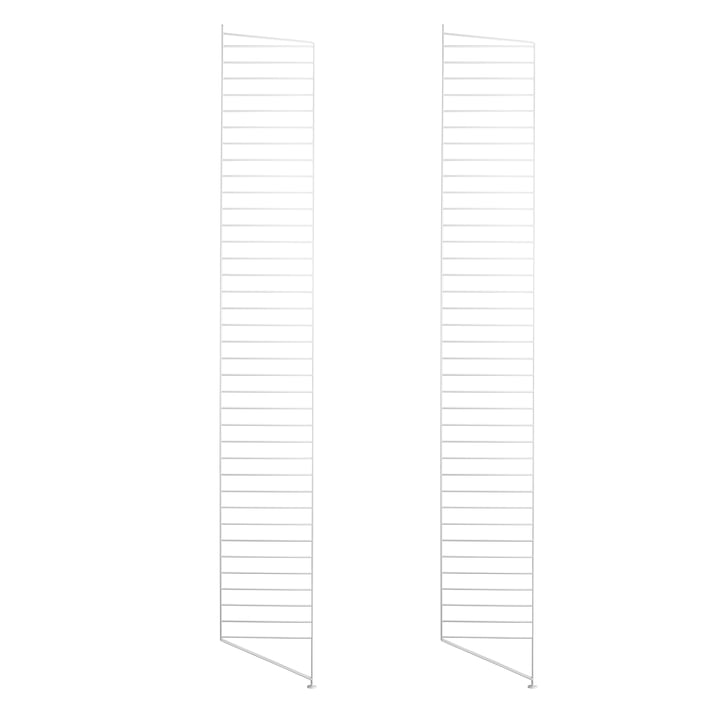 Bodenleiter für String Regal 200 x 30 cm (2er-Set) von String in Weiß