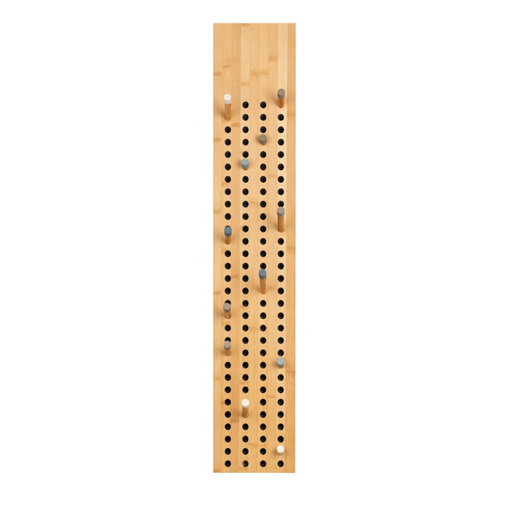 We do wood - Scoreboard Garderobe vertikal, Bambus natur