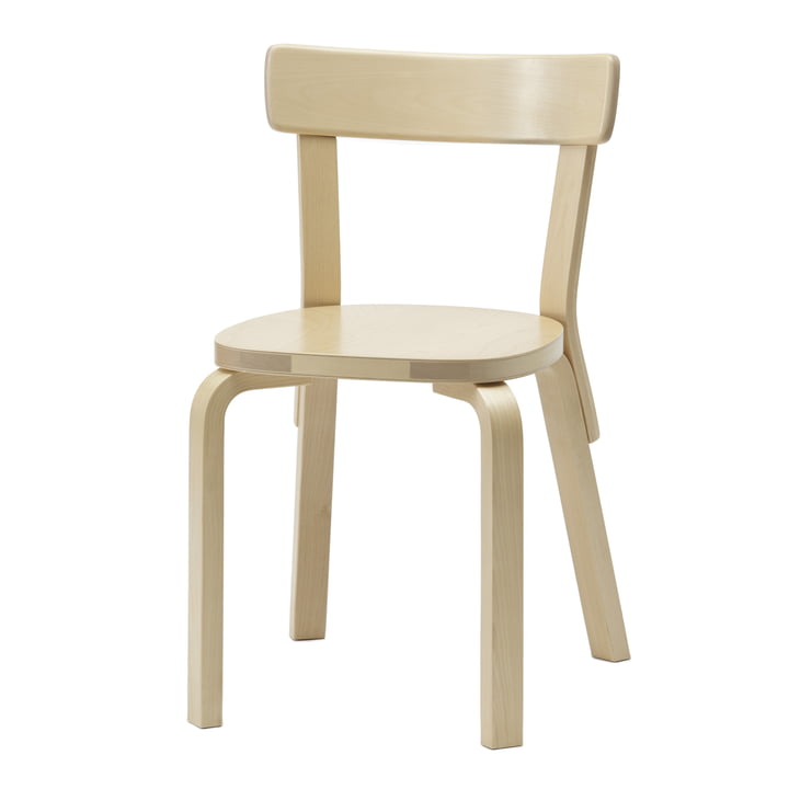 Artek - Chair 69, Birke, ungepolstert