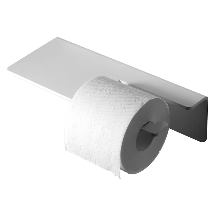 Puro Toilettenpapierhalter von Radius Design in Weiß