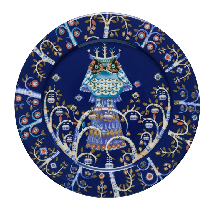 Iittala - Taika Teller flach, blau Ø 27 cm
