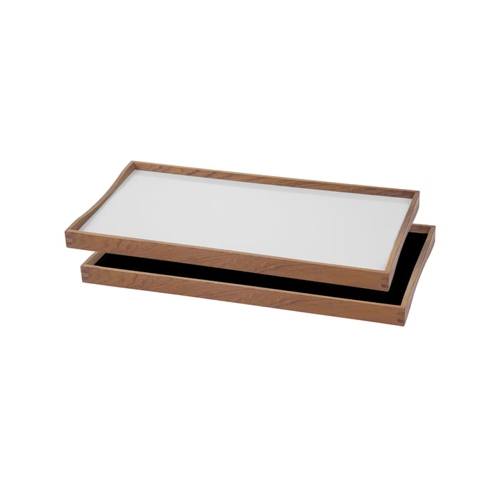 Das Tablett Turning Tray von ArchitectMade, 23 x 45 cm, weiß