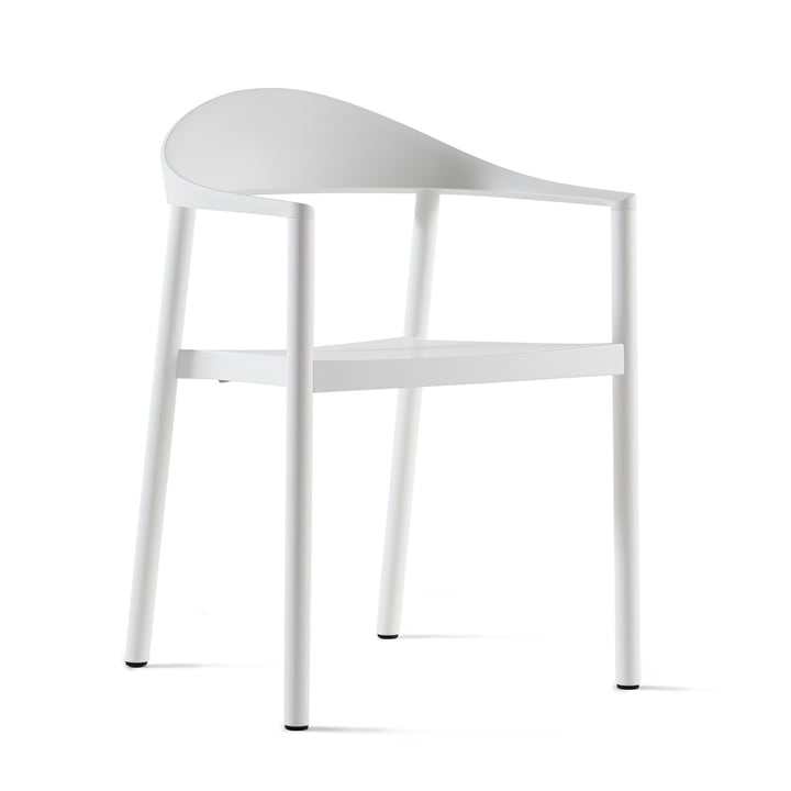 Plank - Monza Stuhl, weiß / weiß