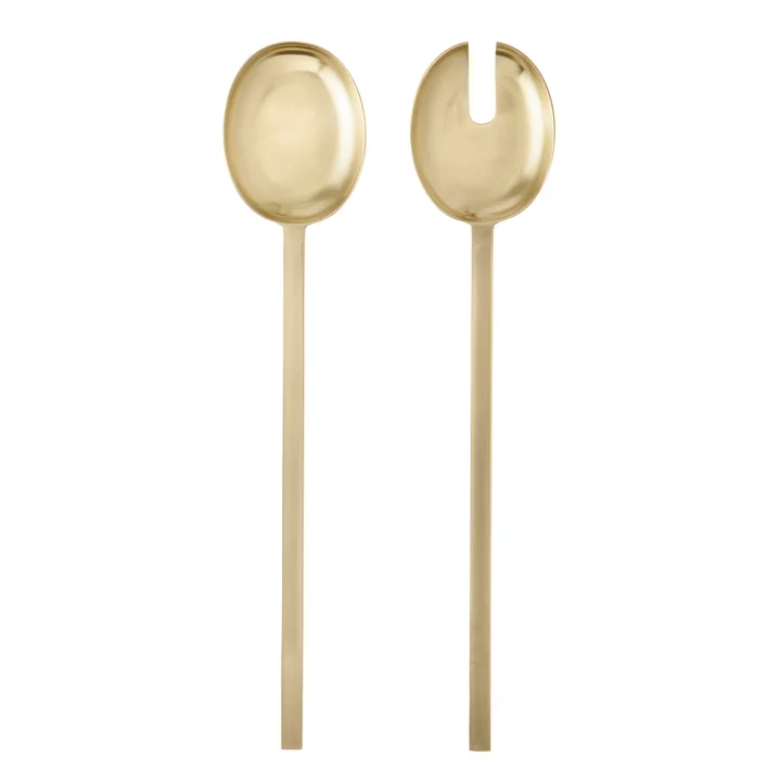 Ferm Living - Salatbesteck Messing