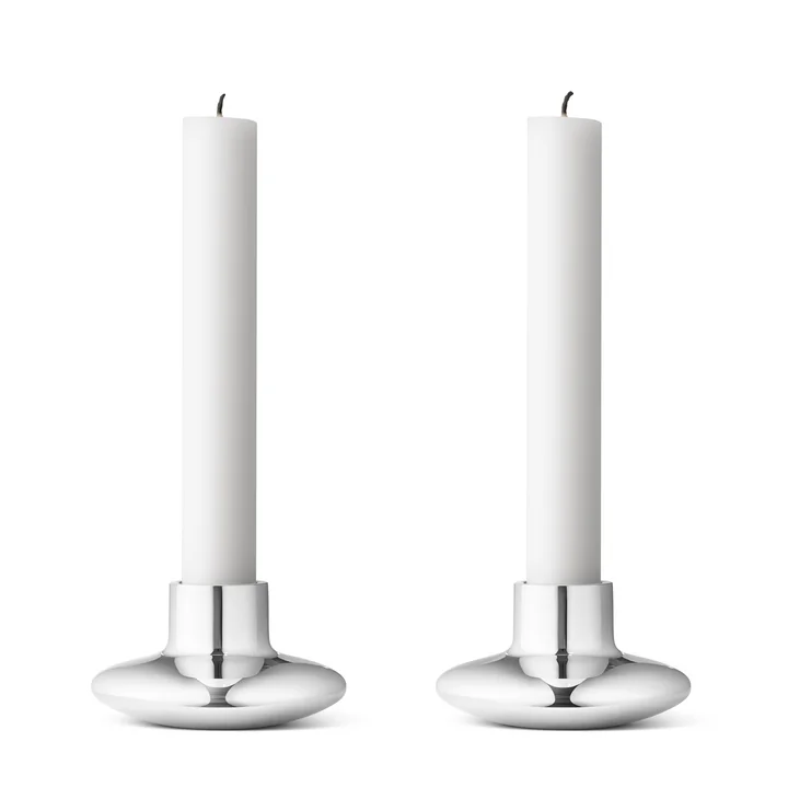 Georg Jensen - Henning Koppel Kerzenständer (2er-Set), Edelstahl