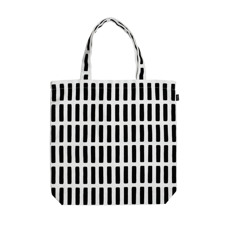 Siena Stofftasche von Artek in der Ausführung schwarz / weiß
