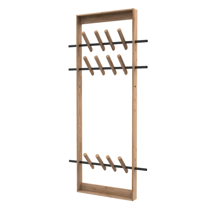Coat Frame von We Do Wood in Bambus natur / Stahl
