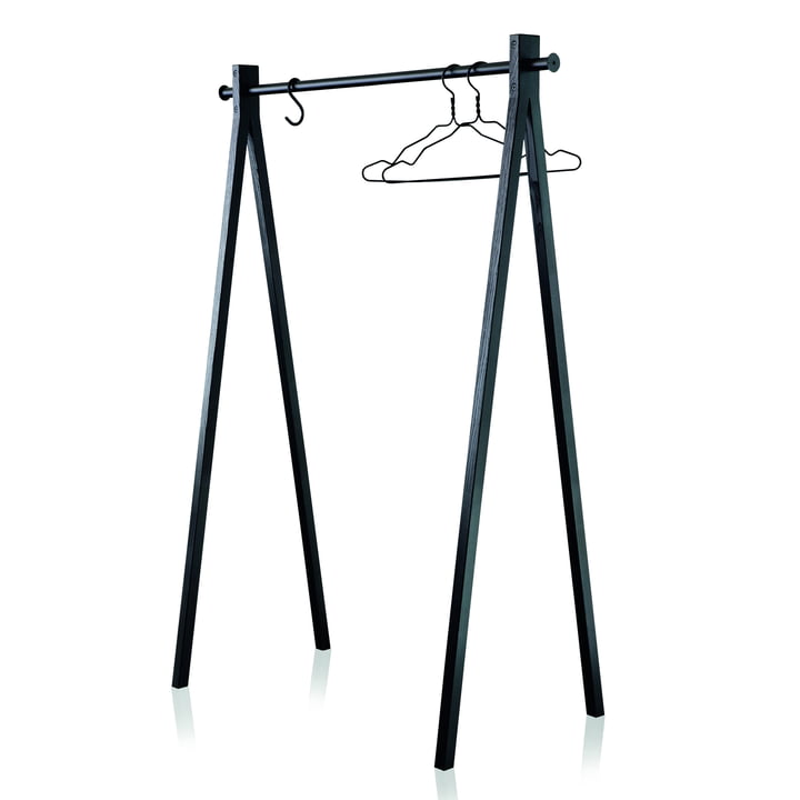 Nomess - Dress-Up Garderobenständer, schwarz / schwarz, 120 cm