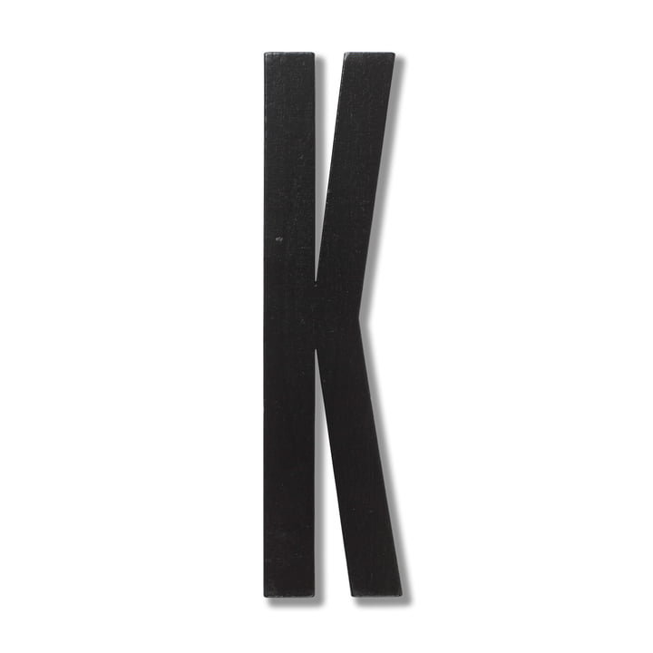 Wooden Letters Indoor K von Design Letters in Schwarz