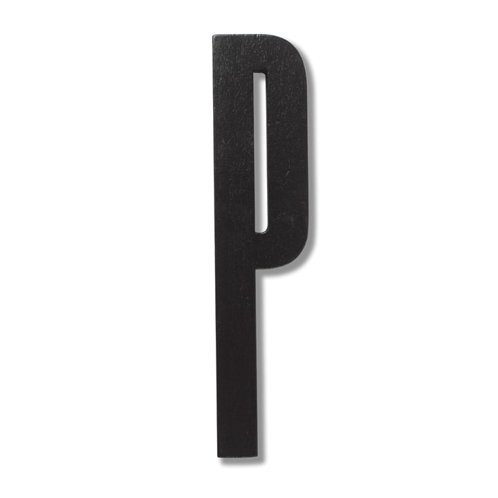 Wooden Letters Indoor P von Design Letters in Schwarz