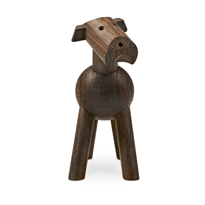Hund Tim aus dunklem Holz vom Dänen Kay Bojesen