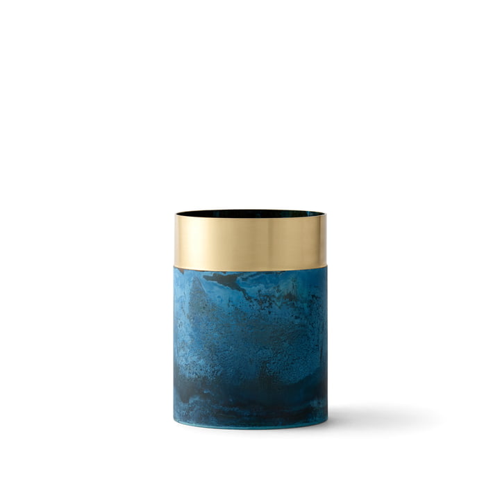 &Tradition - True Colour Vase LP5, blau Messing