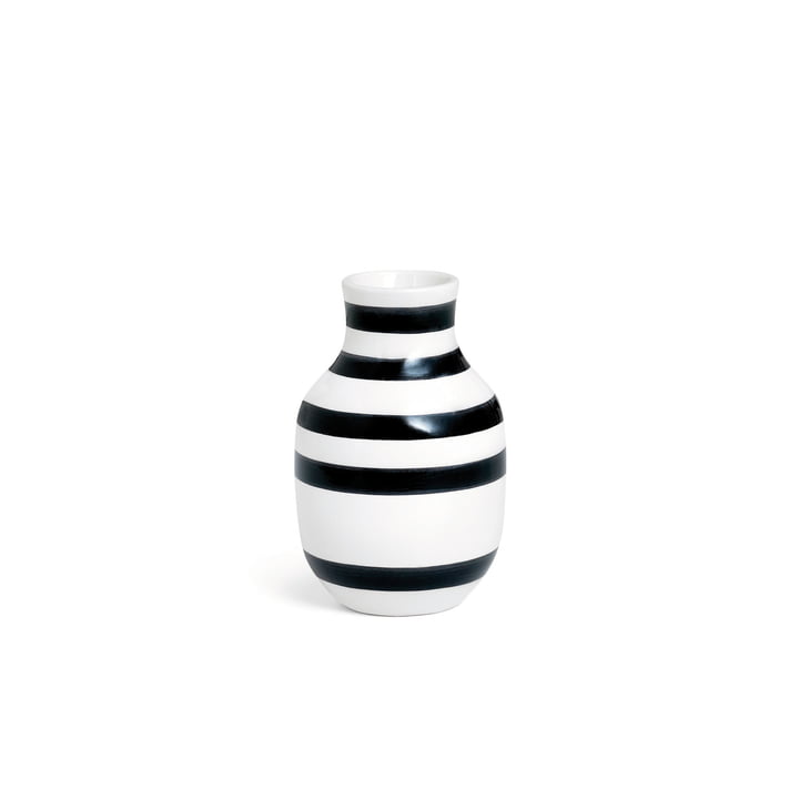 Omaggio Vase H 125 von Kähler Design in Schwarz / Weiß