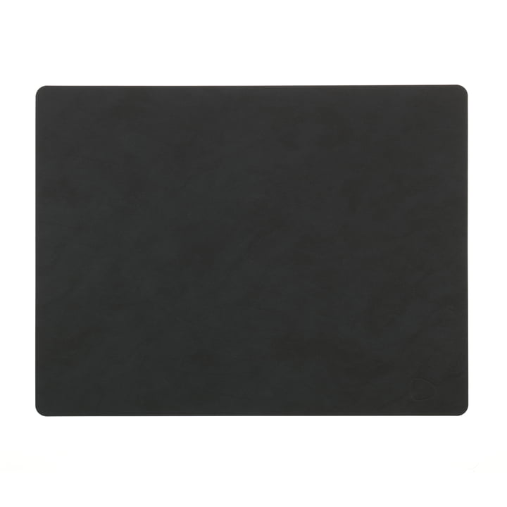Tischset Square L 35 x 45 cm von LindDNA in Nupo schwarz