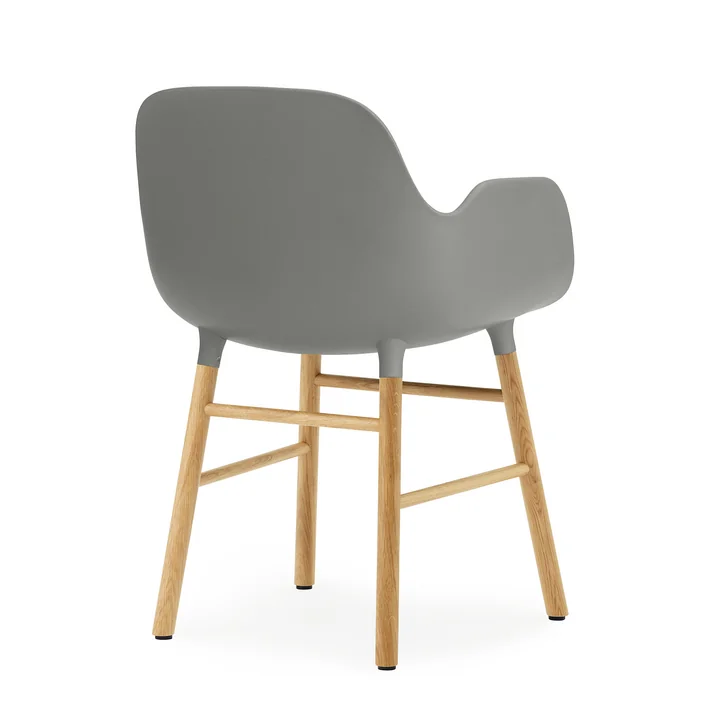 Form Armchair von Normann Copenhagen aus Eiche in Grau