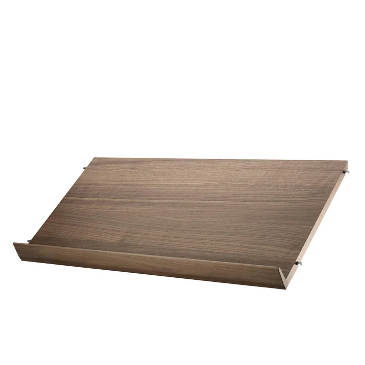 Magazin-Ablage 78 x 30 cm von String in Walnuss